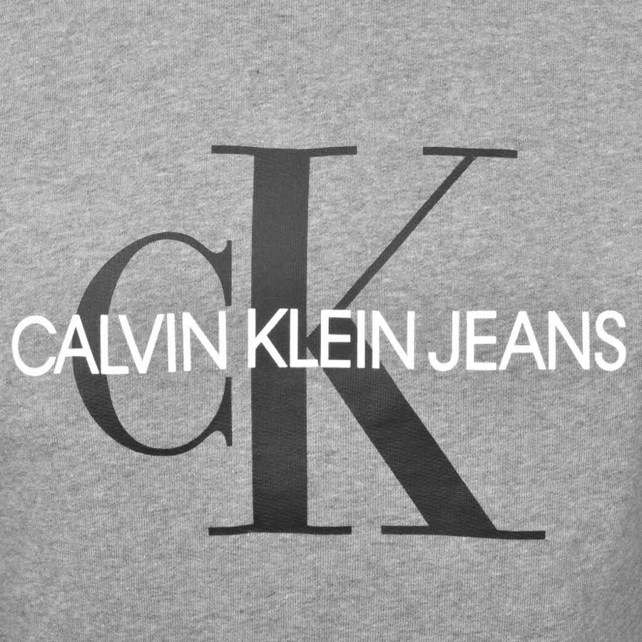 Alternative Image for ProductCalvin Klein Jeans Iconic Sweatshirt Grey3