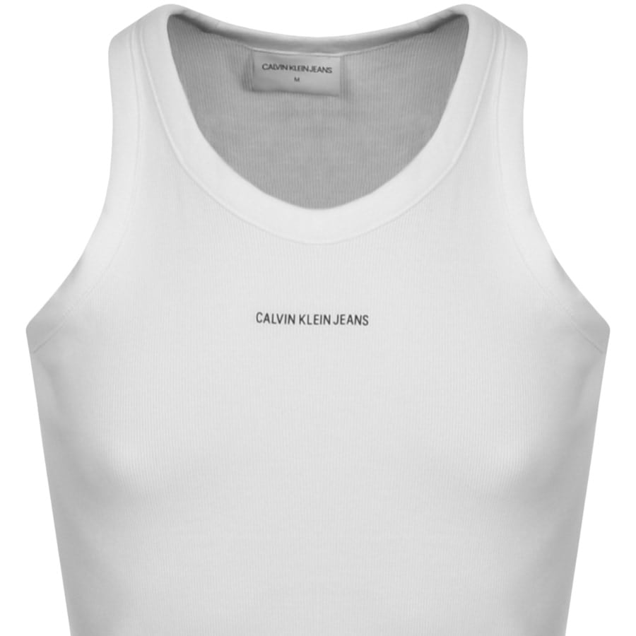 Alternative Image for ProductCalvin Klein Logo Vest T Shirt White2