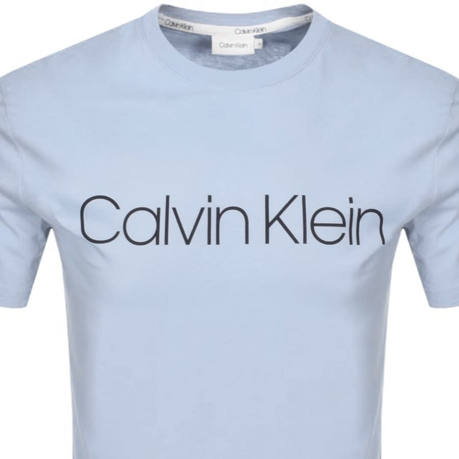 Alternative Image for ProductCalvin Klein Logo T Shirt Blue2