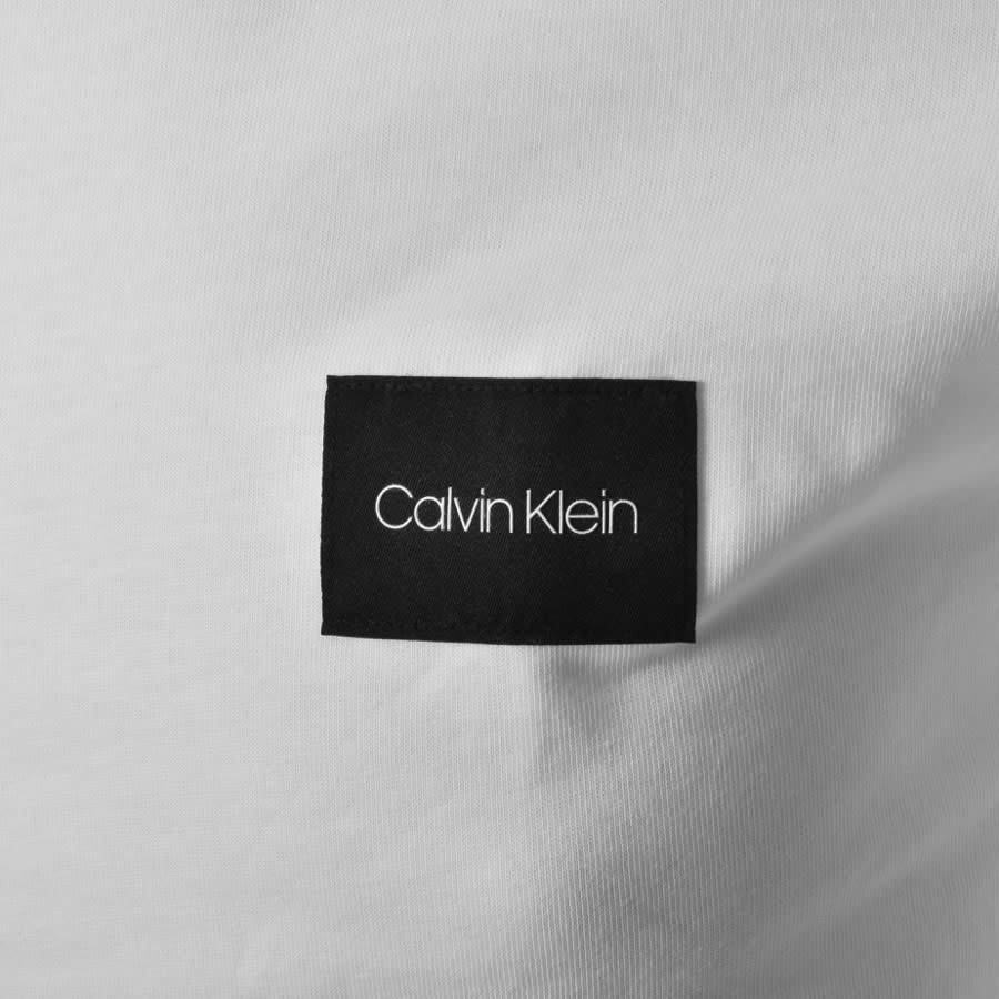 Alternative Image for ProductCalvin Klein Turn Up Logo T Shirt White3