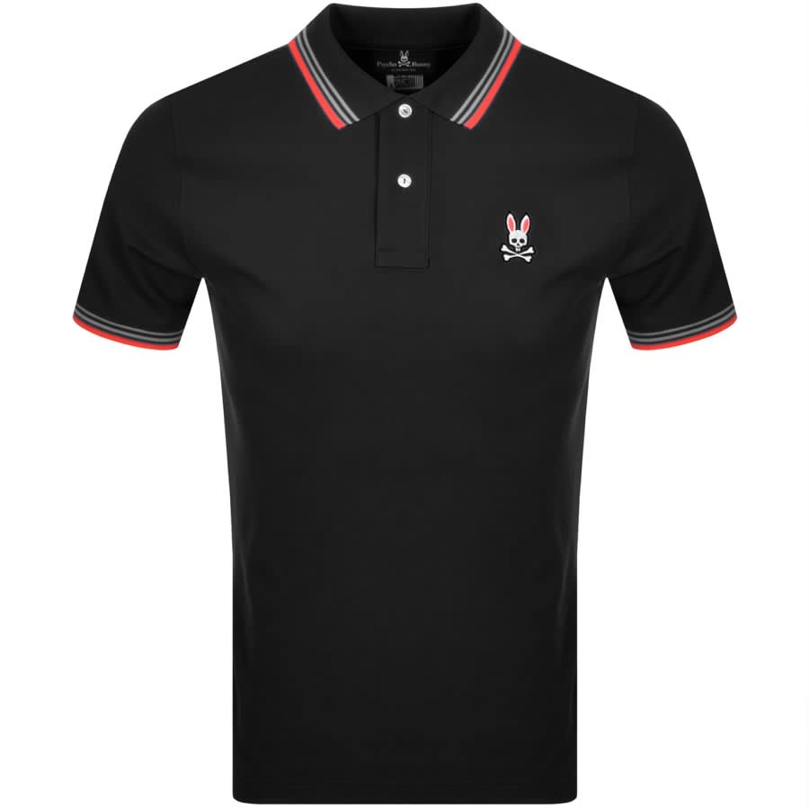 Alternative Image for ProductPsycho Bunny Crossgate Polo T Shirt Black1