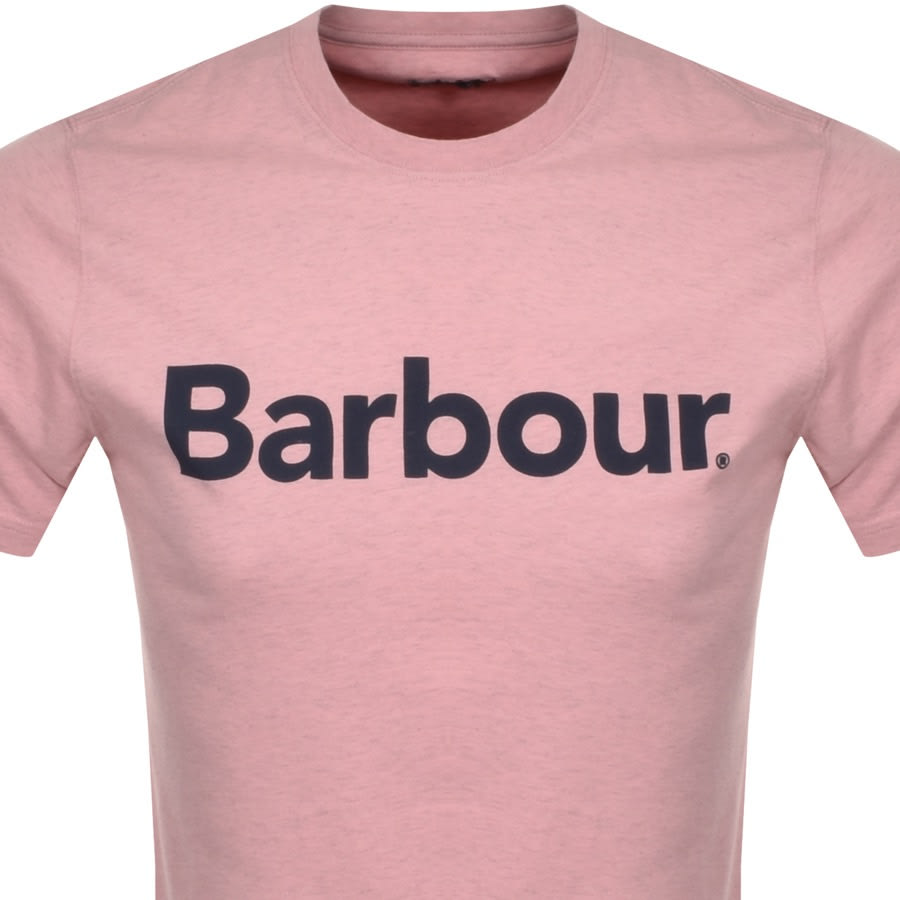 Alternative Image for ProductBarbour Ardfern Logo T Shirt Pink2