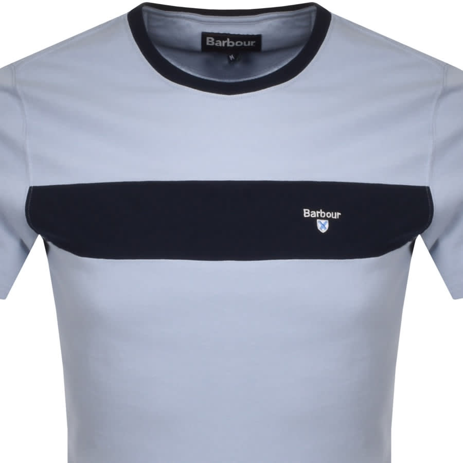 Alternative Image for ProductBarbour Logo T Shirt Blue2