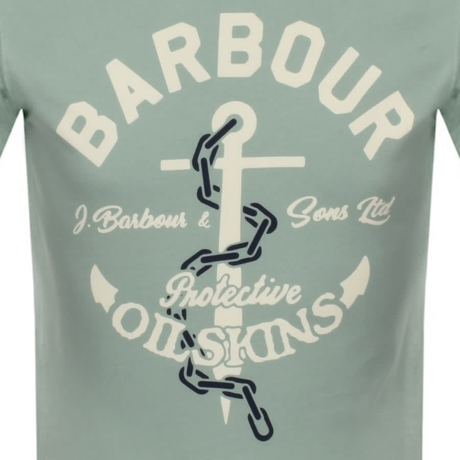 Alternative Image for ProductBarbour Amble T Shirt Green3