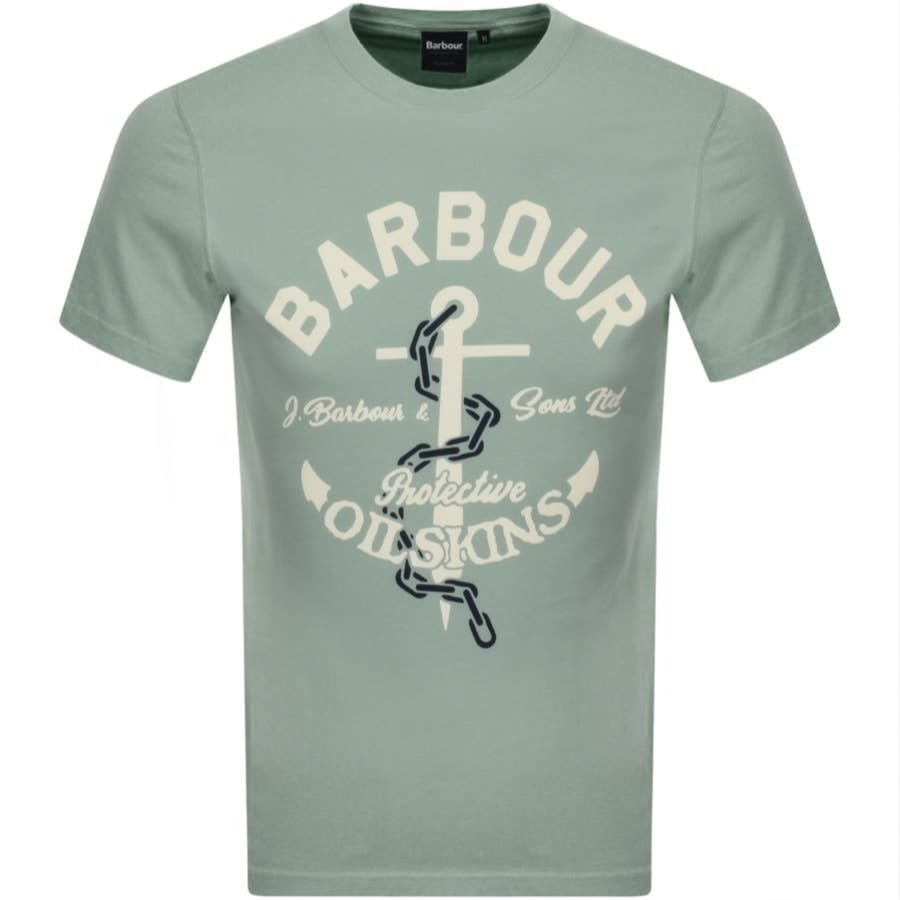 Alternative Image for ProductBarbour Amble T Shirt Green1