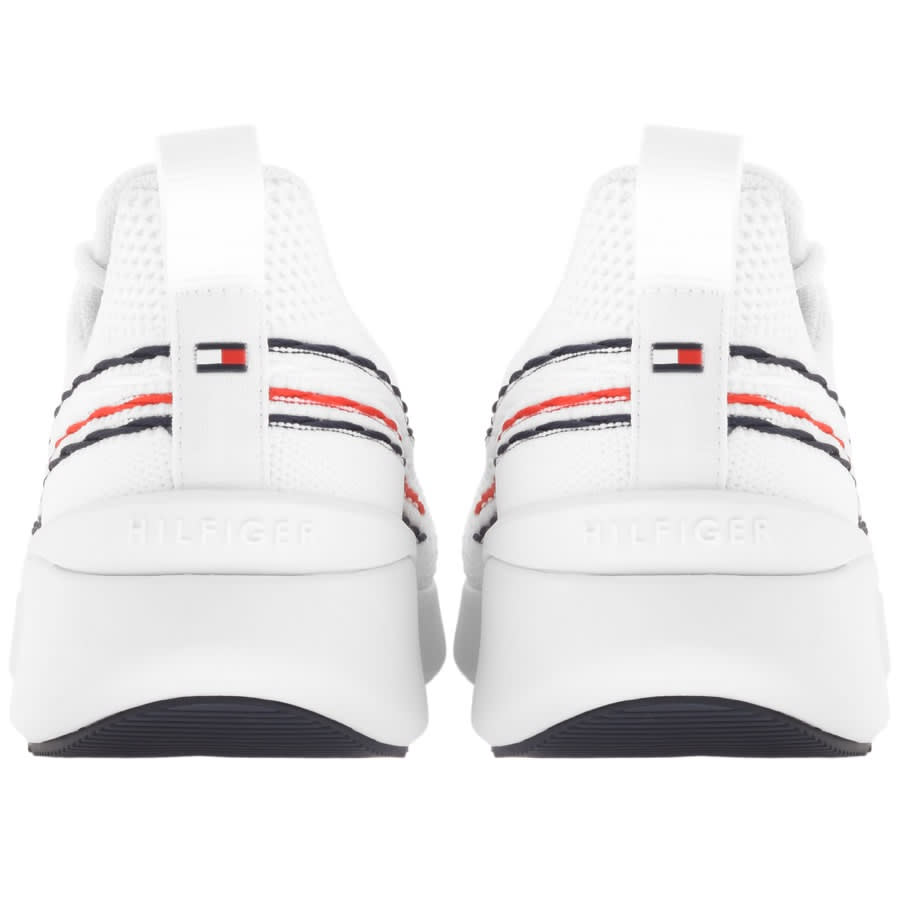 Alternative Image for ProductTommy Hilfiger Knit Runner Trainers White2