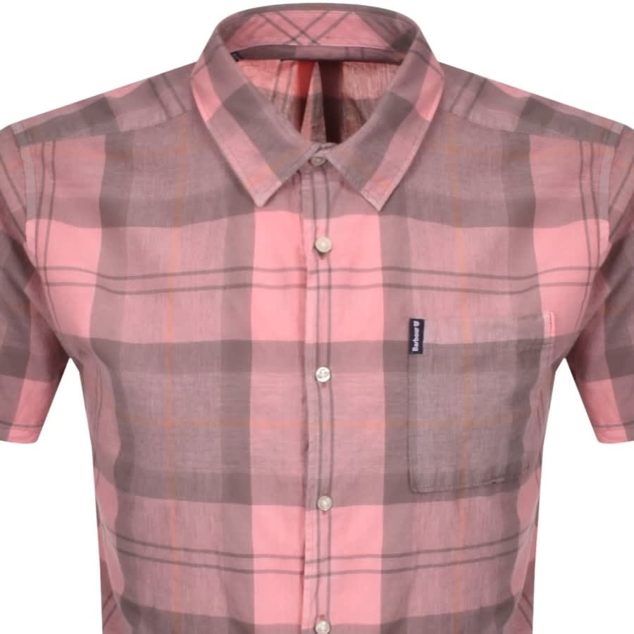 Alternative Image for ProductBarbour Tartan Short Sleeved Shirt Pink2