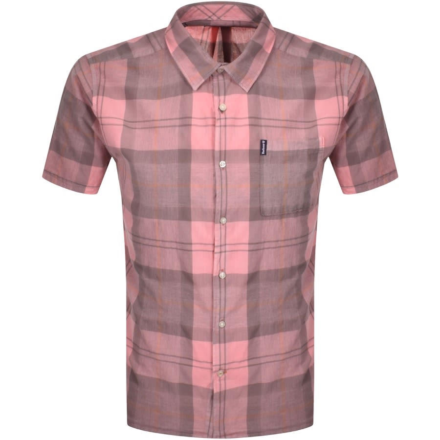 Alternative Image for ProductBarbour Tartan Short Sleeved Shirt Pink1