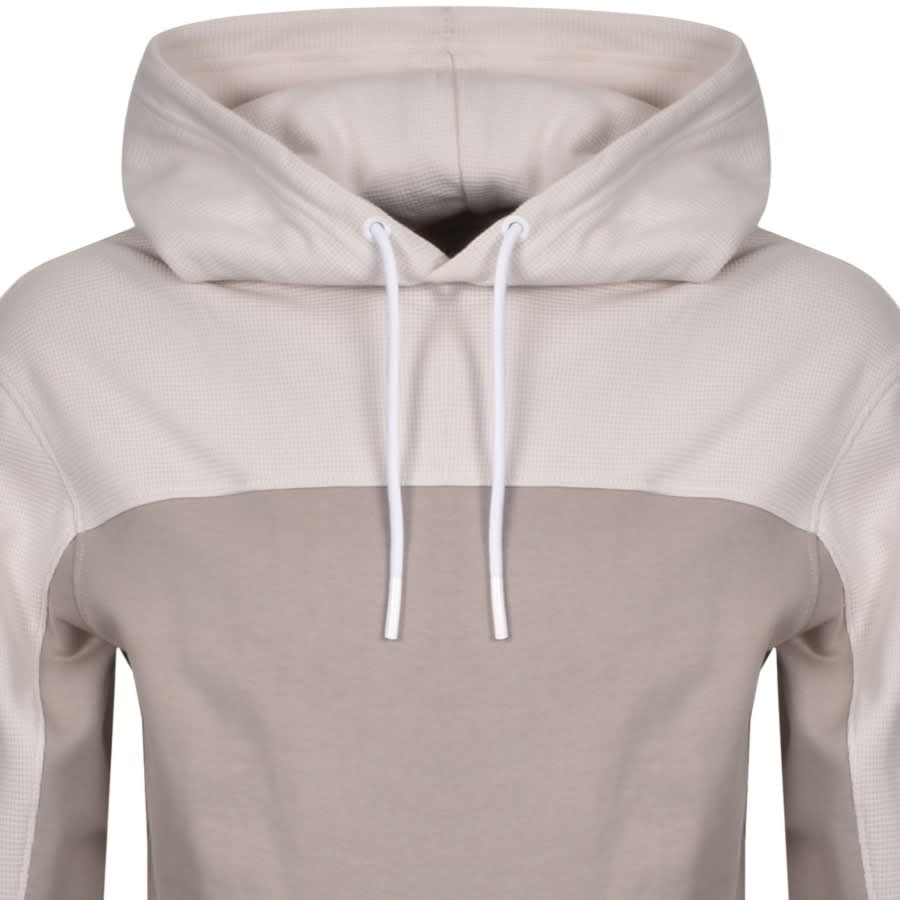 Alternative Image for ProductCalvin Klein Waffle Hoodie Beige2
