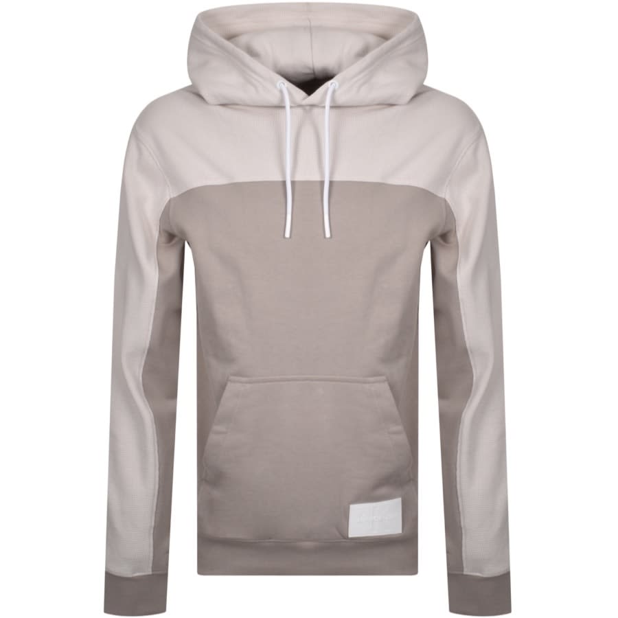 Alternative Image for ProductCalvin Klein Waffle Hoodie Beige1