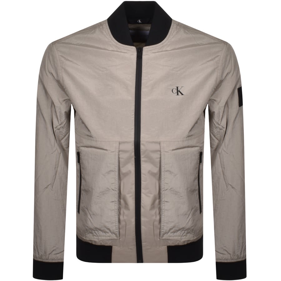 Alternative Image for ProductCalvin Klein Jeans Bomber Jacket Gold1