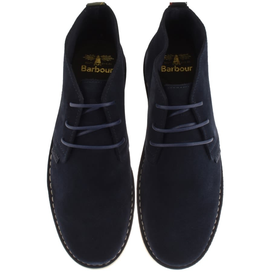 Alternative Image for ProductBarbour Ledger Suede Boots Navy3