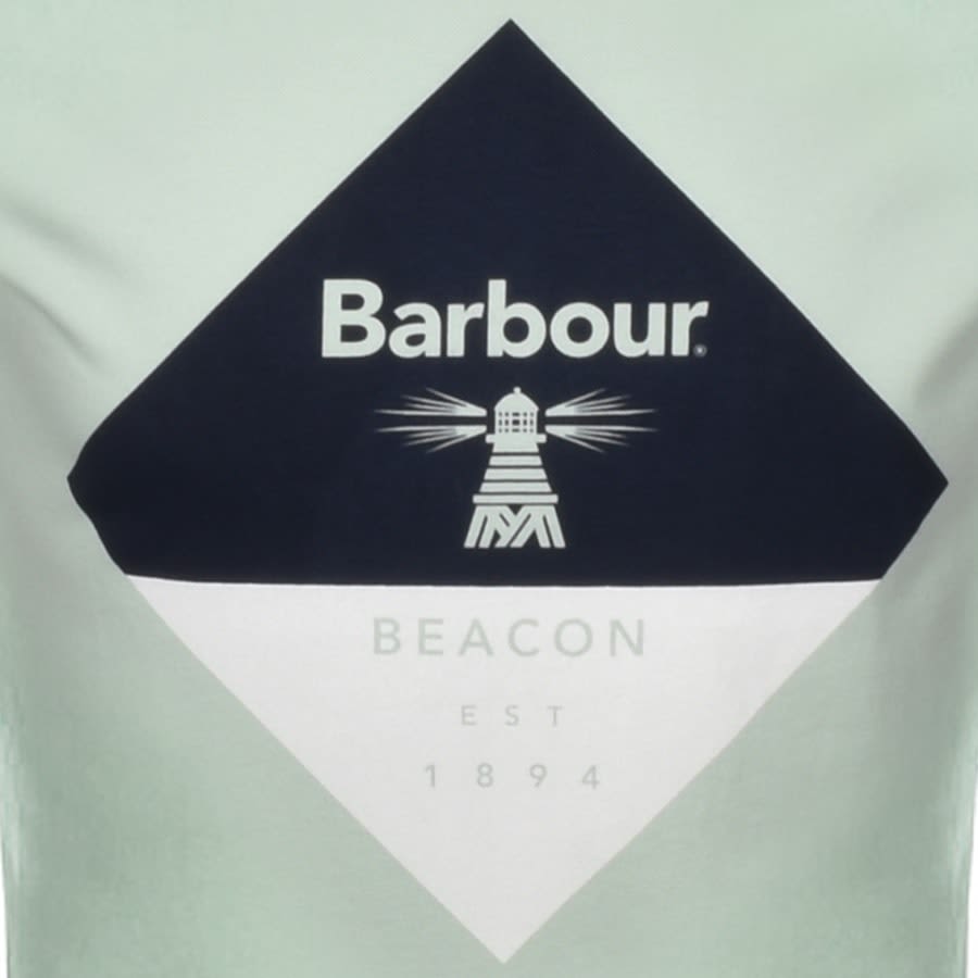 Alternative Image for ProductBarbour Beacon Diamond T Shirt Green3