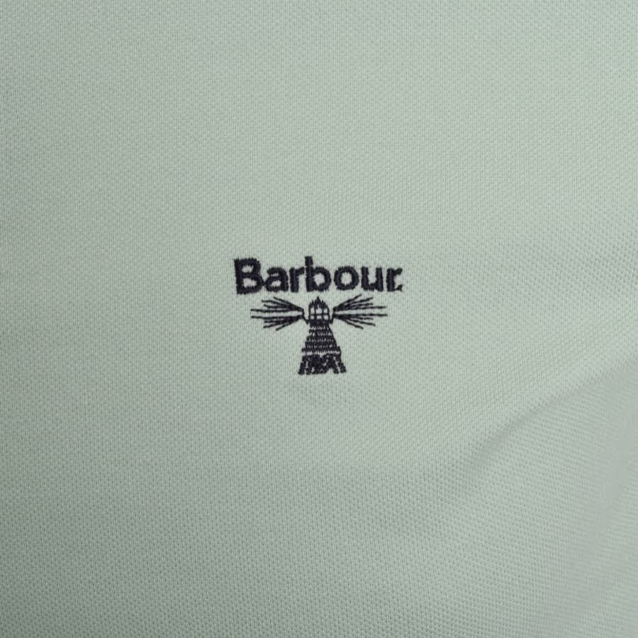 Alternative Image for ProductBarbour Beacon Short Sleeved Polo T Shirt Green3