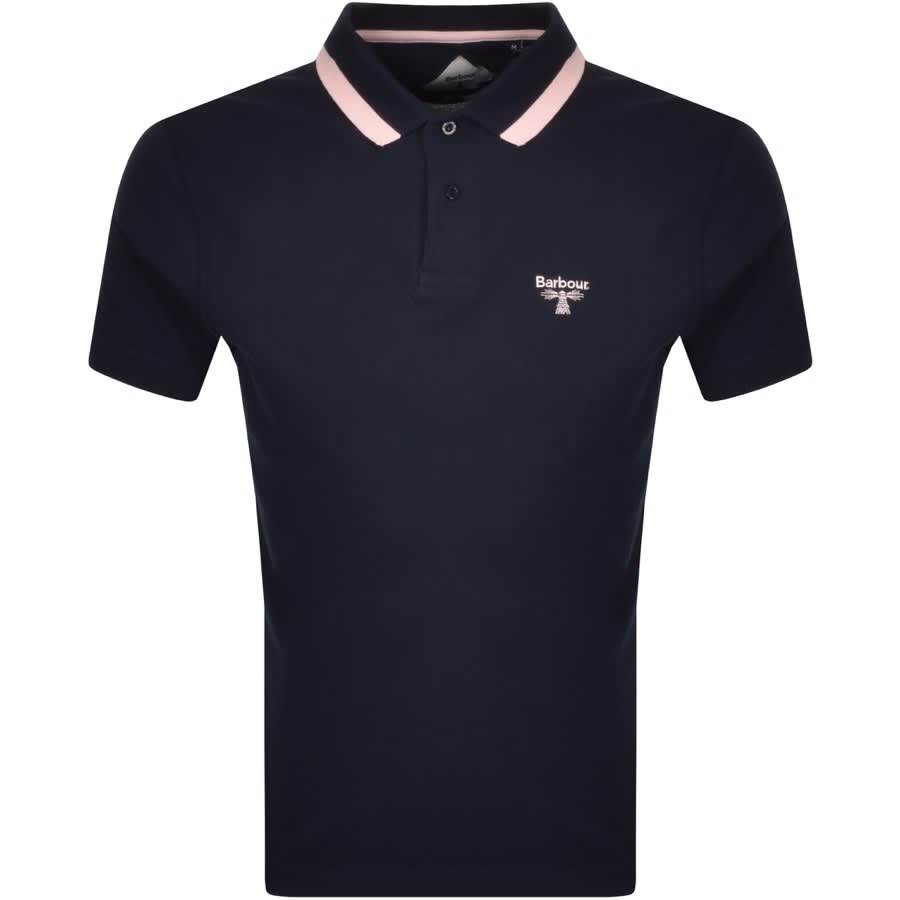 Alternative Image for ProductBarbour Beacon Short Sleeved Polo T Shirt Navy1