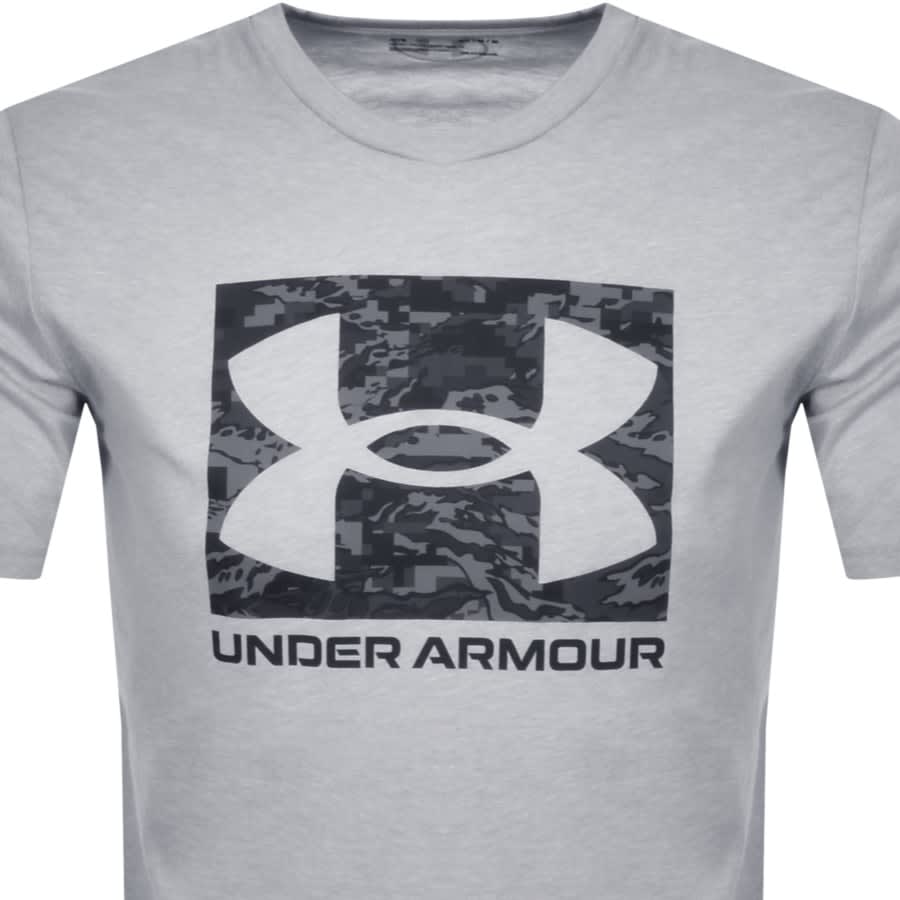 Alternative Image for ProductUnder Armour ABC Camouflage Logo T Shirt Grey2