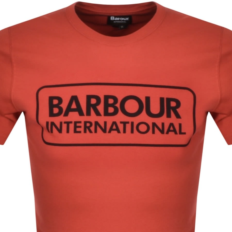 Alternative Image for ProductBarbour International Large Logo T Shirt Red2