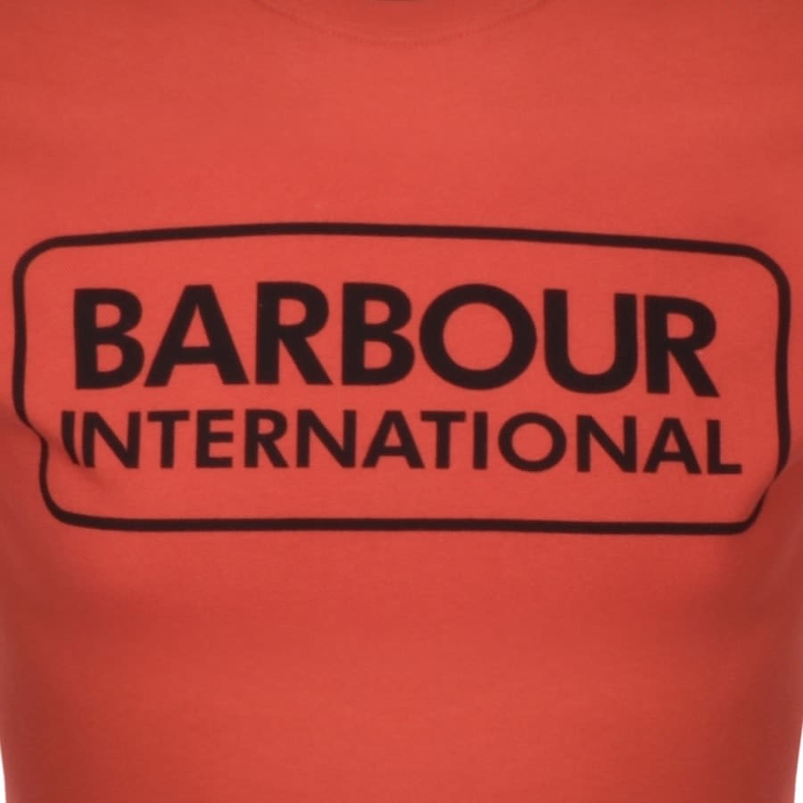 Alternative Image for ProductBarbour International Large Logo T Shirt Red3