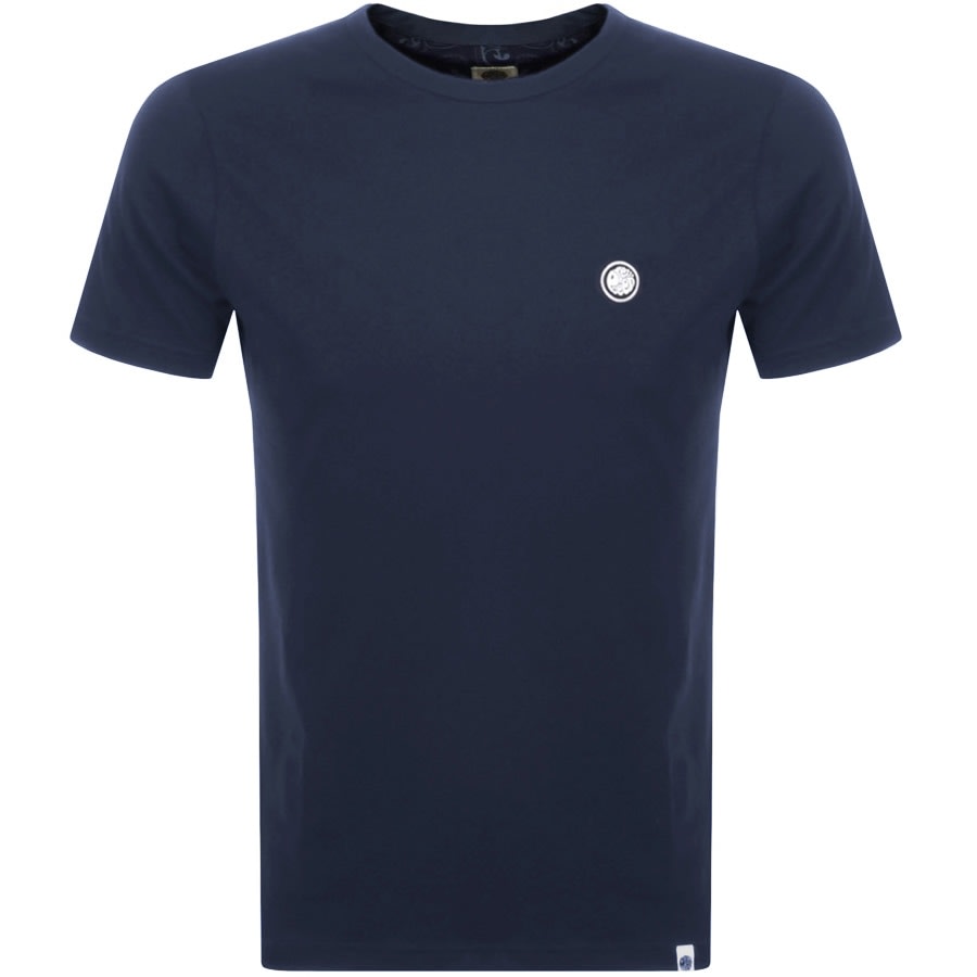 Alternative Image for ProductPretty Green Crew Neck T Shirt Navy1
