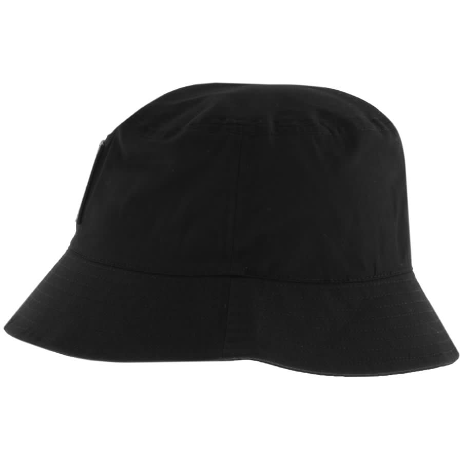 Alternative Image for ProductCalvin Klein Leather Patch Bucket Hat Black2