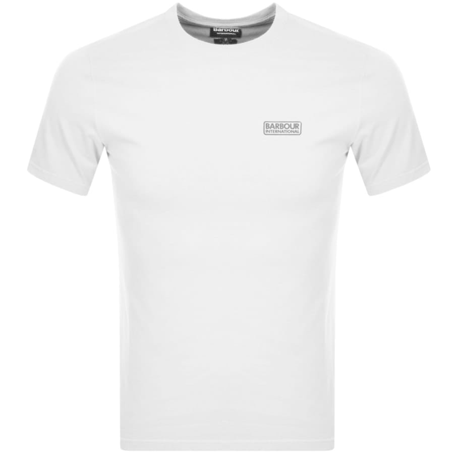 Alternative Image for ProductBarbour International Logo T Shirt White1