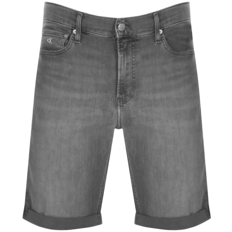 Alternative Image for ProductCalvin Klein Slim Denim Shorts Grey1