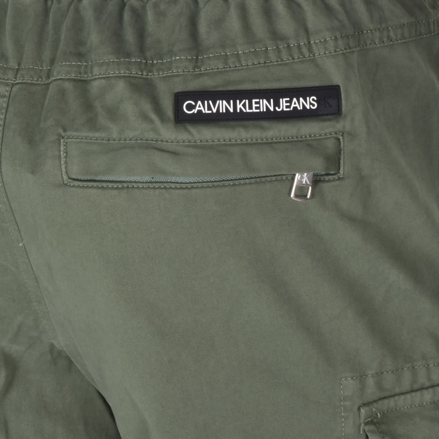 Alternative Image for ProductCalvin Klein Logo Cargo Shorts Green3