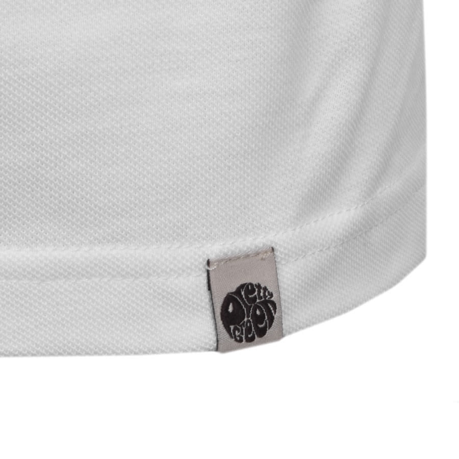 Alternative Image for ProductPretty Green Tipped Polo T Shirt White3