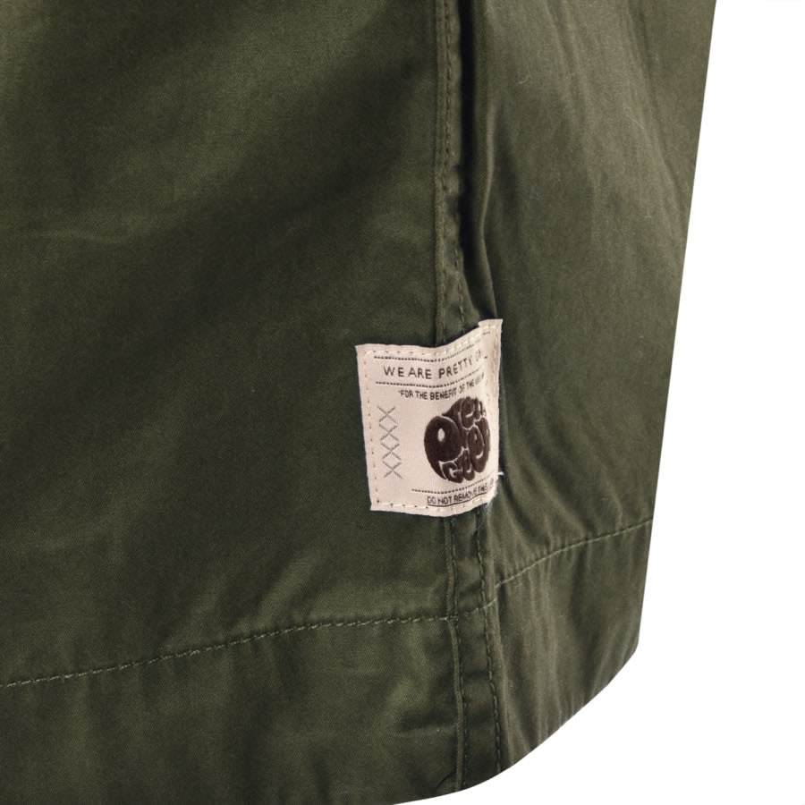 Alternative Image for ProductPretty Green Connor Button Through Overshirt Khaki3