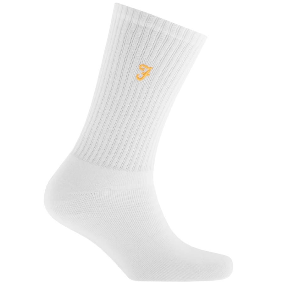 Alternative Image for ProductFarah Vintage Ayres 5 Pack Socks White2