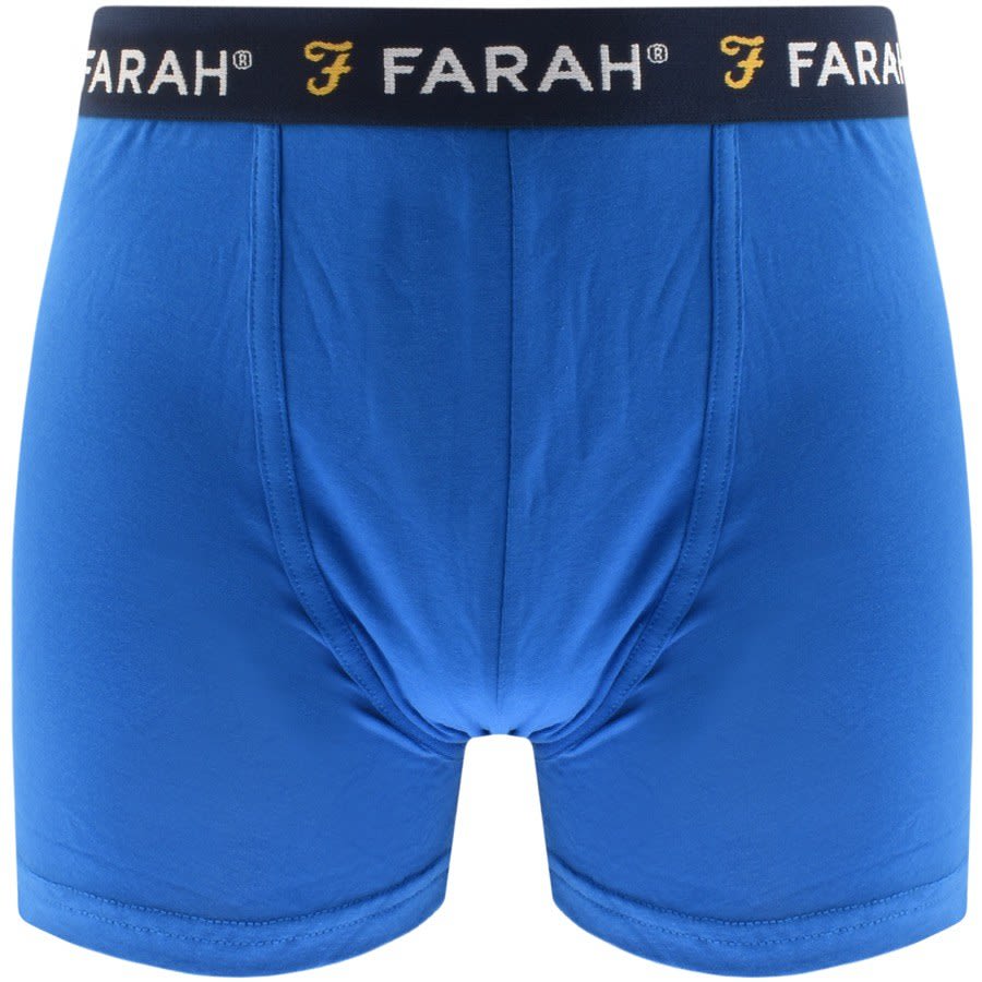 Alternative Image for ProductFarah Vintage Groves 3 Pack Boxer Trunks Navy2