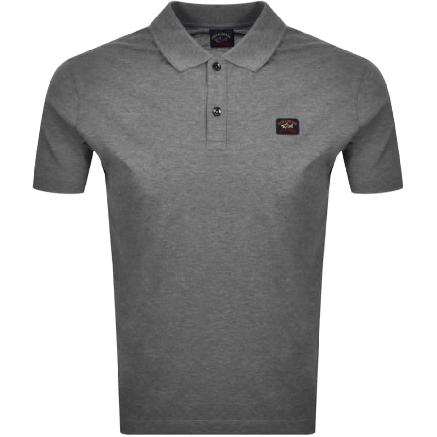 Alternative Image for ProductPaul And Shark Short Sleeved Polo T Shirt Grey1