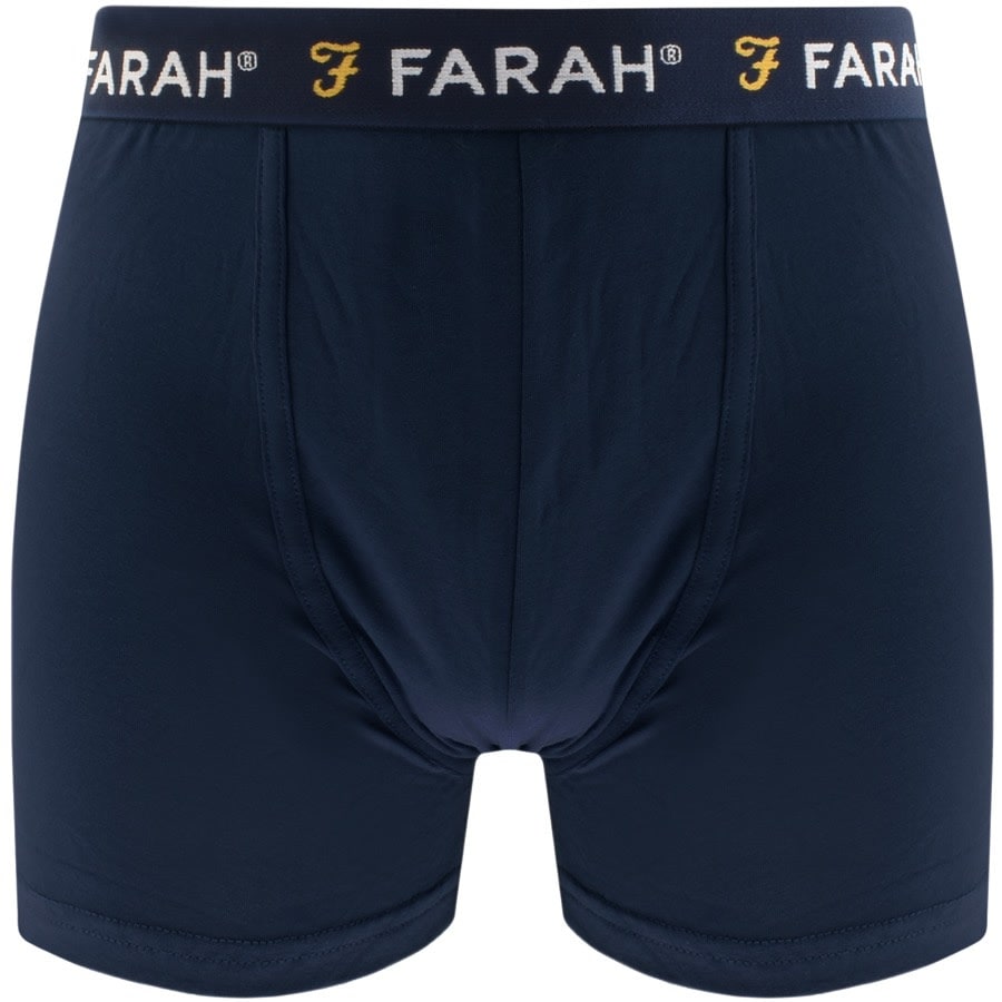 Alternative Image for ProductFarah Vintage Klaff 3 Pack Boxer Trunks Navy2