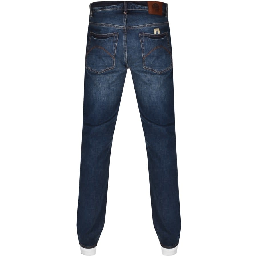 Alternative Image for ProductPretty Green Burnage Regular Fit Jeans Navy2