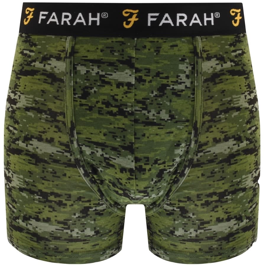 Alternative Image for ProductFarah Vintage Hidden 3 Pack Boxer Trunks Black2