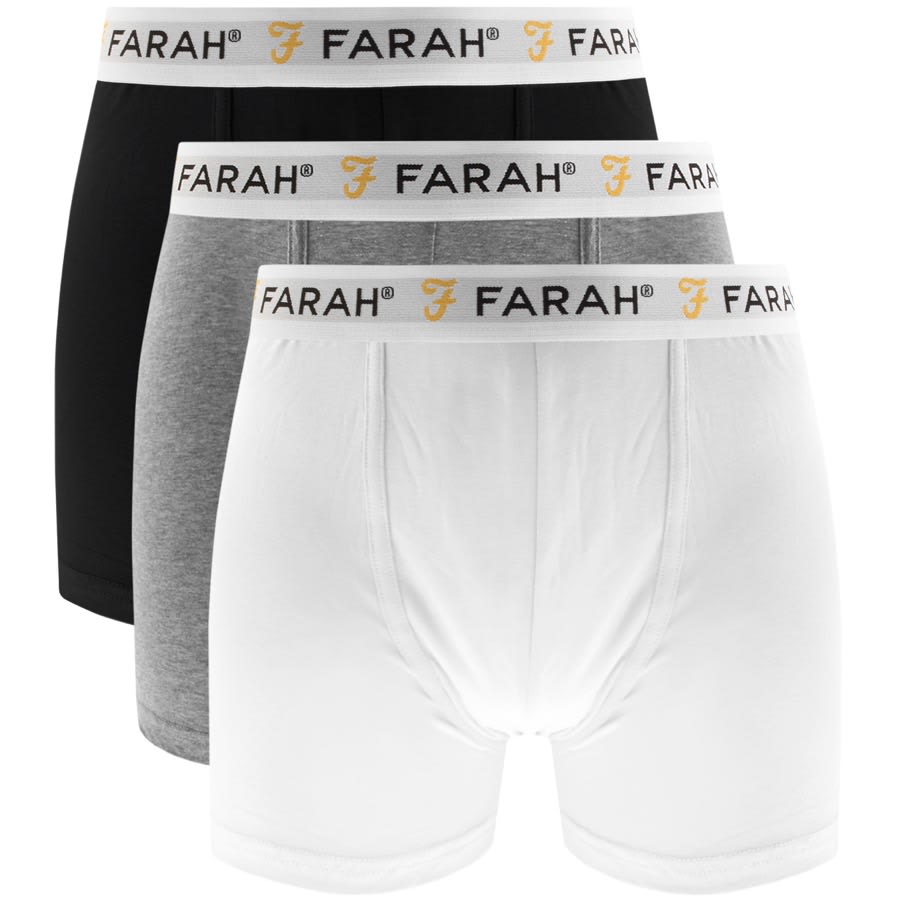 Alternative Image for ProductFarah Vintage Pullsy 3 Pack Boxer Trunks White1