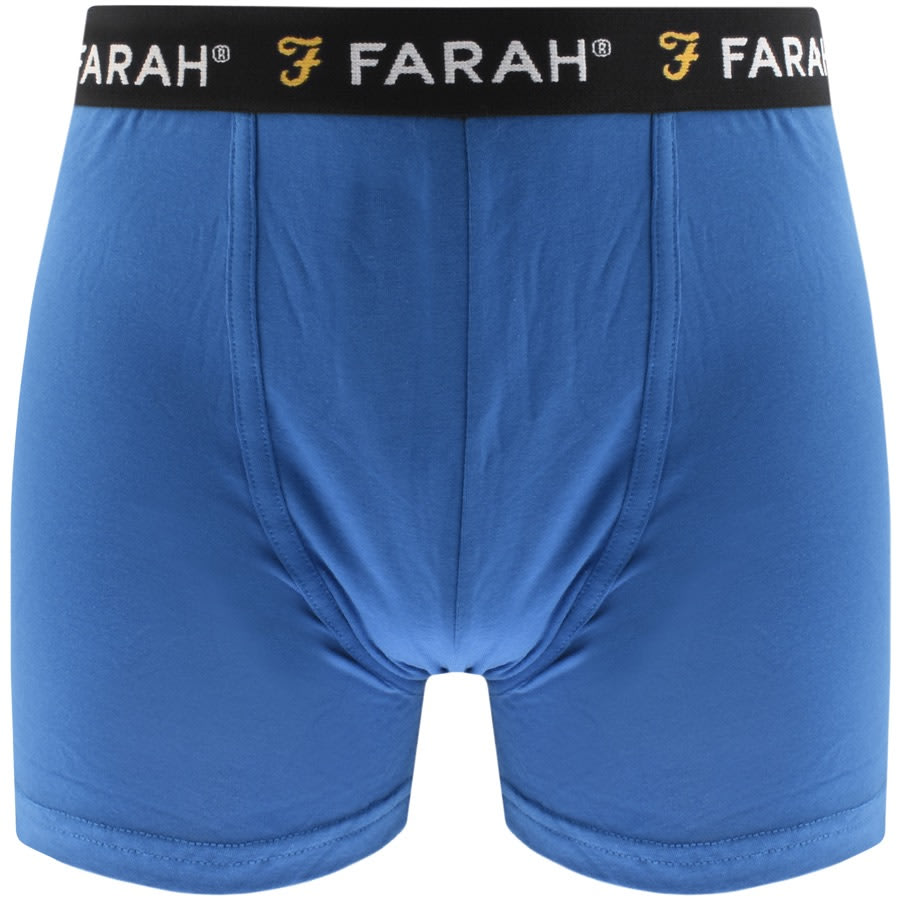 Alternative Image for ProductFarah Vintage Hanford 3 Pack Boxer Trunks Black2