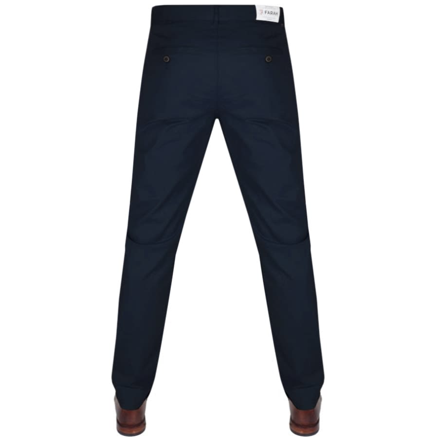 Alternative Image for ProductFarah Vintage Elm Chino Trousers Navy2