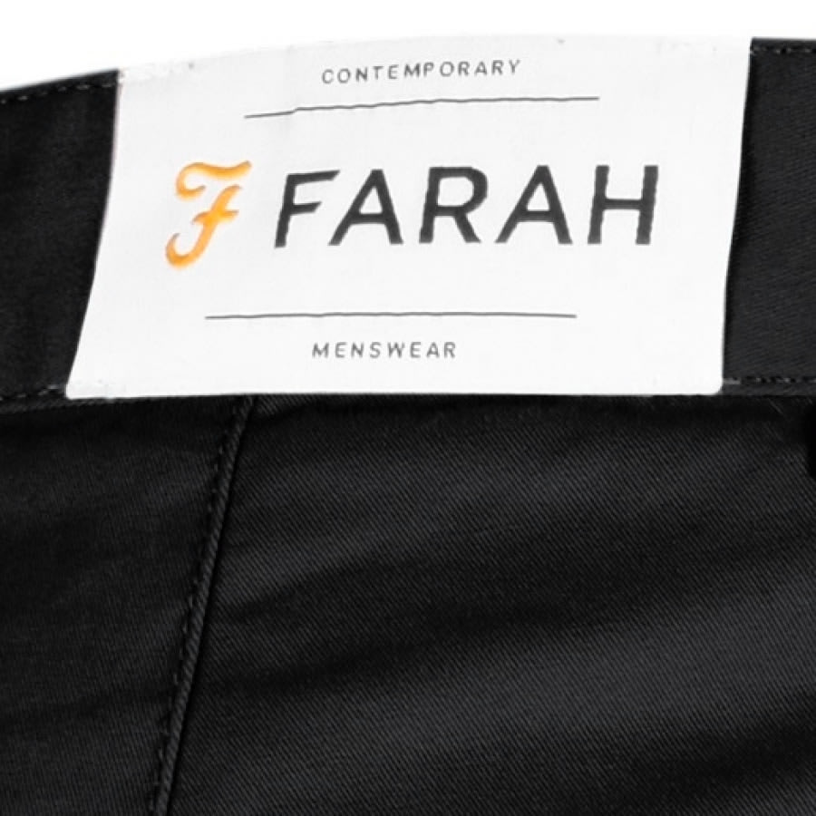 Alternative Image for ProductFarah Vintage Elm Chino Trousers Black3