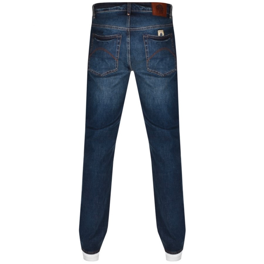 Alternative Image for ProductPretty Green Burnage Regular Fit Jeans Navy2