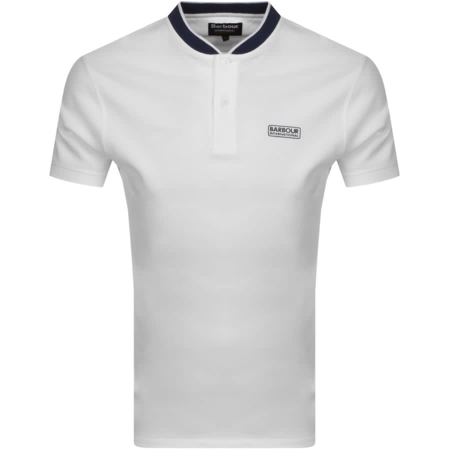 Alternative Image for ProductBarbour International Tipped Polo T Shirt White1