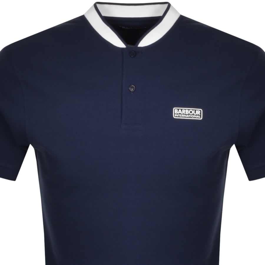 Alternative Image for ProductBarbour International Tipped Polo T Shirt Navy2