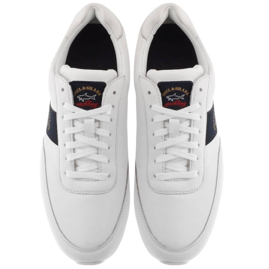 Alternative Image for ProductPaul And Shark Basking Trainers White3