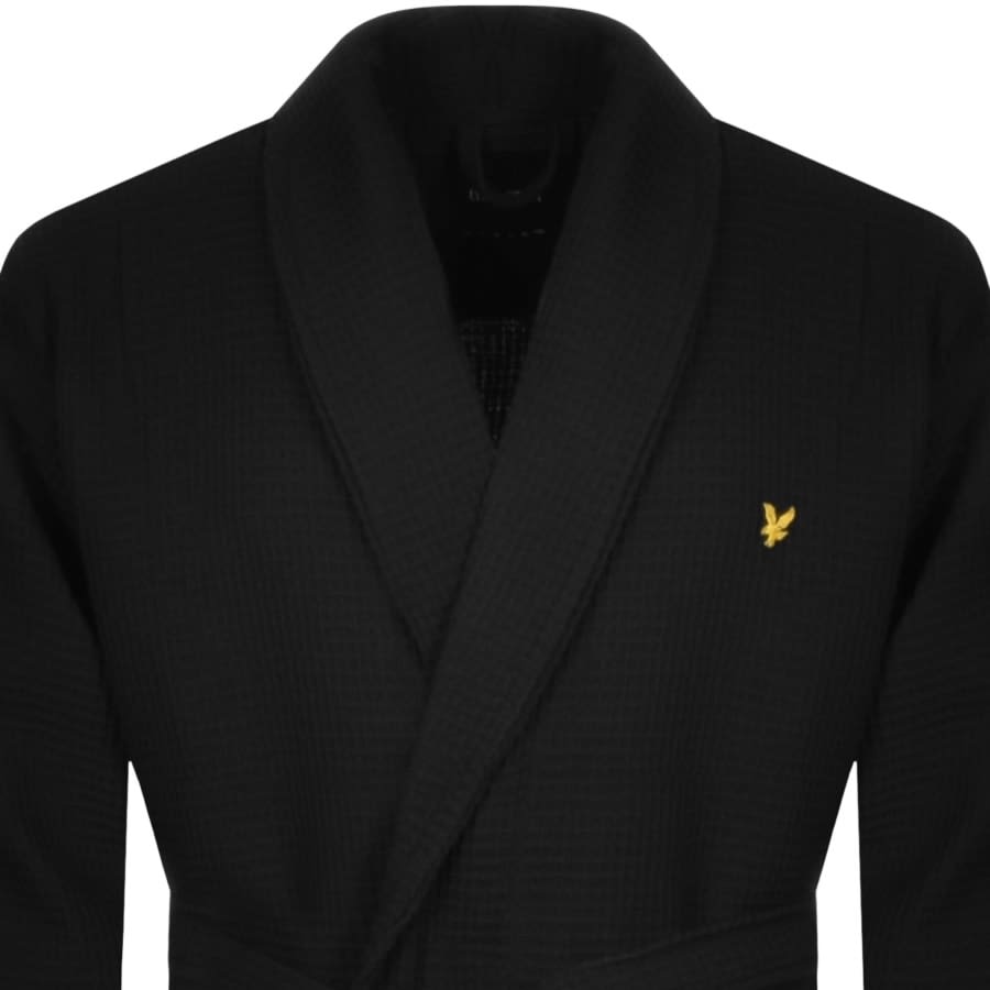 Alternative Image for ProductLyle And Scott Craig Dressing Gown Black2