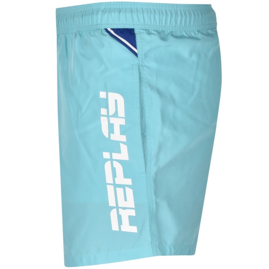 Alternative Image for ProductReplay Swim Shorts Blue3