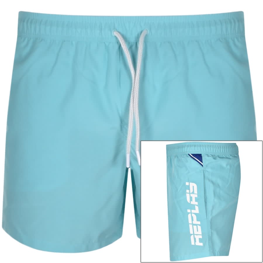 Alternative Image for ProductReplay Swim Shorts Blue1