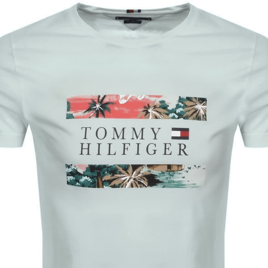 Alternative Image for ProductTommy Hilfiger Hawaiian Flag T Shirt Green2