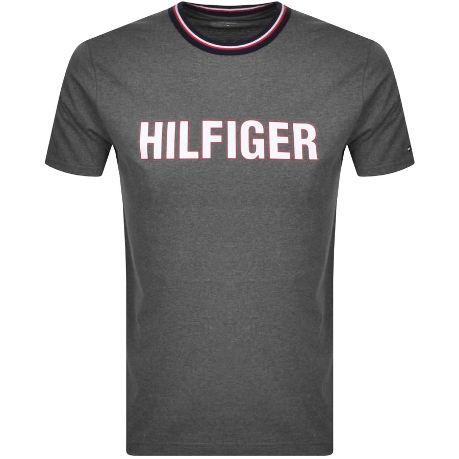 Alternative Image for ProductTommy Hilfiger Logo T Shirt Grey1