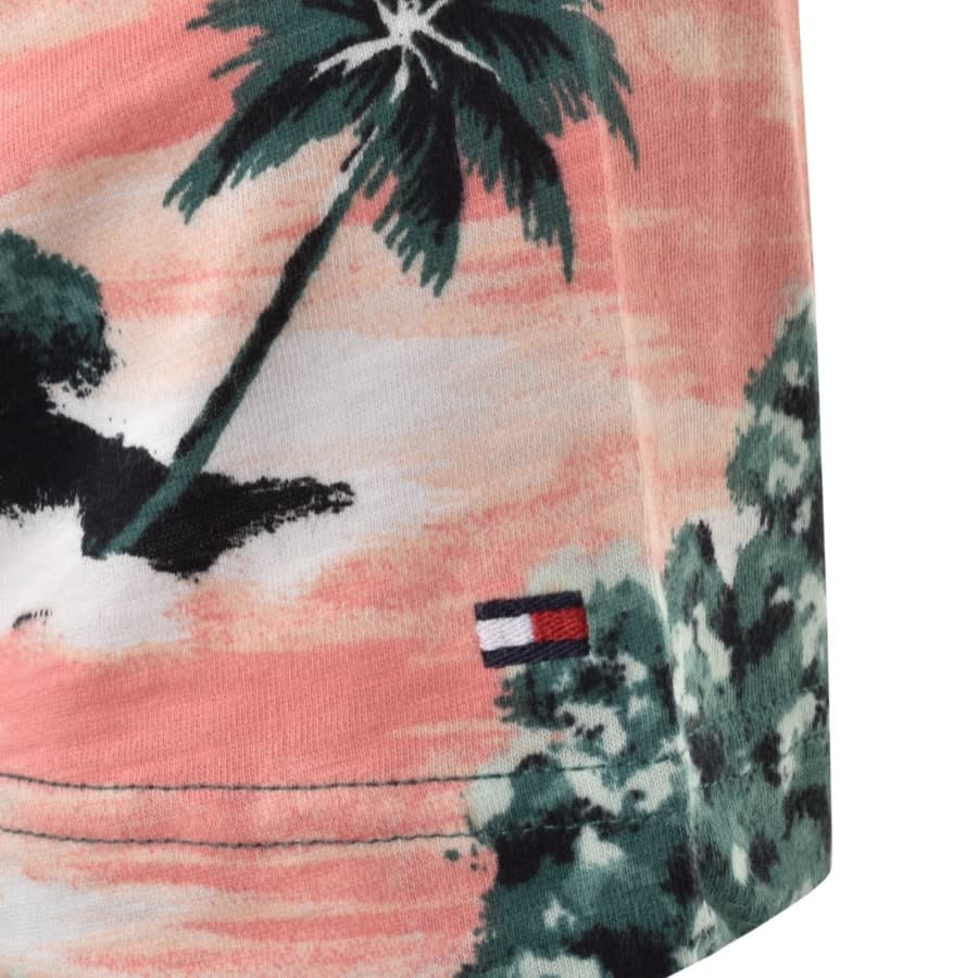 Alternative Image for ProductTommy Hilfiger Hawaiian Print T Shirt White3