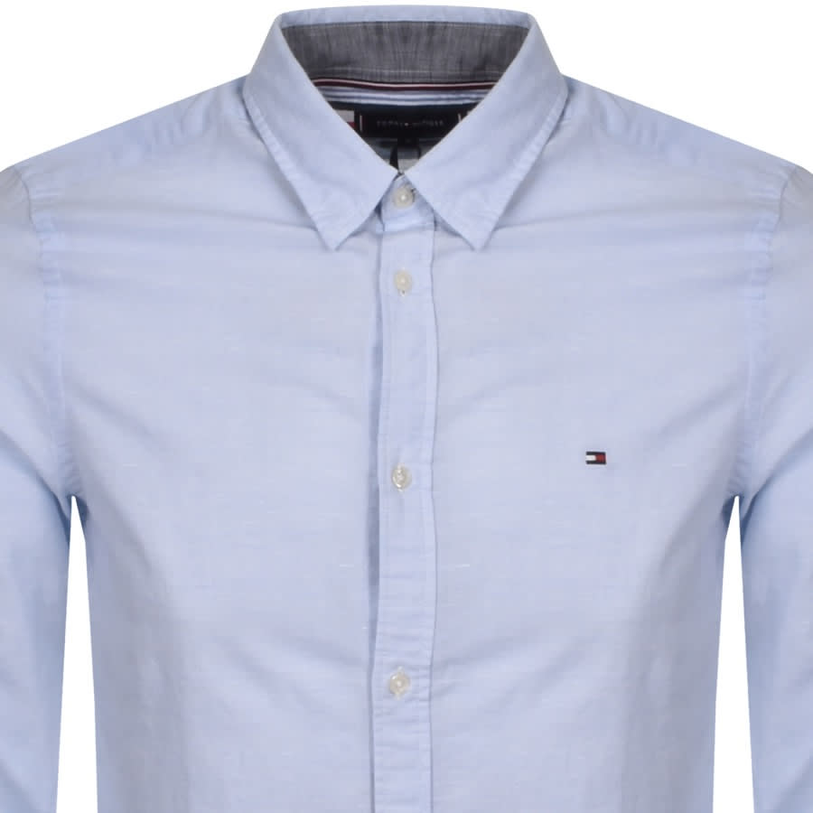 Alternative Image for ProductTommy Hilfiger Slim Long Sleeve Shirt Blue2